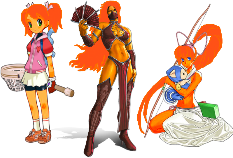 Flame Version Of Mina Majikina Kitana And Yumi - Oriental Trading Company Kitana - Mortal Kombat Cardboard (800x600), Png Download