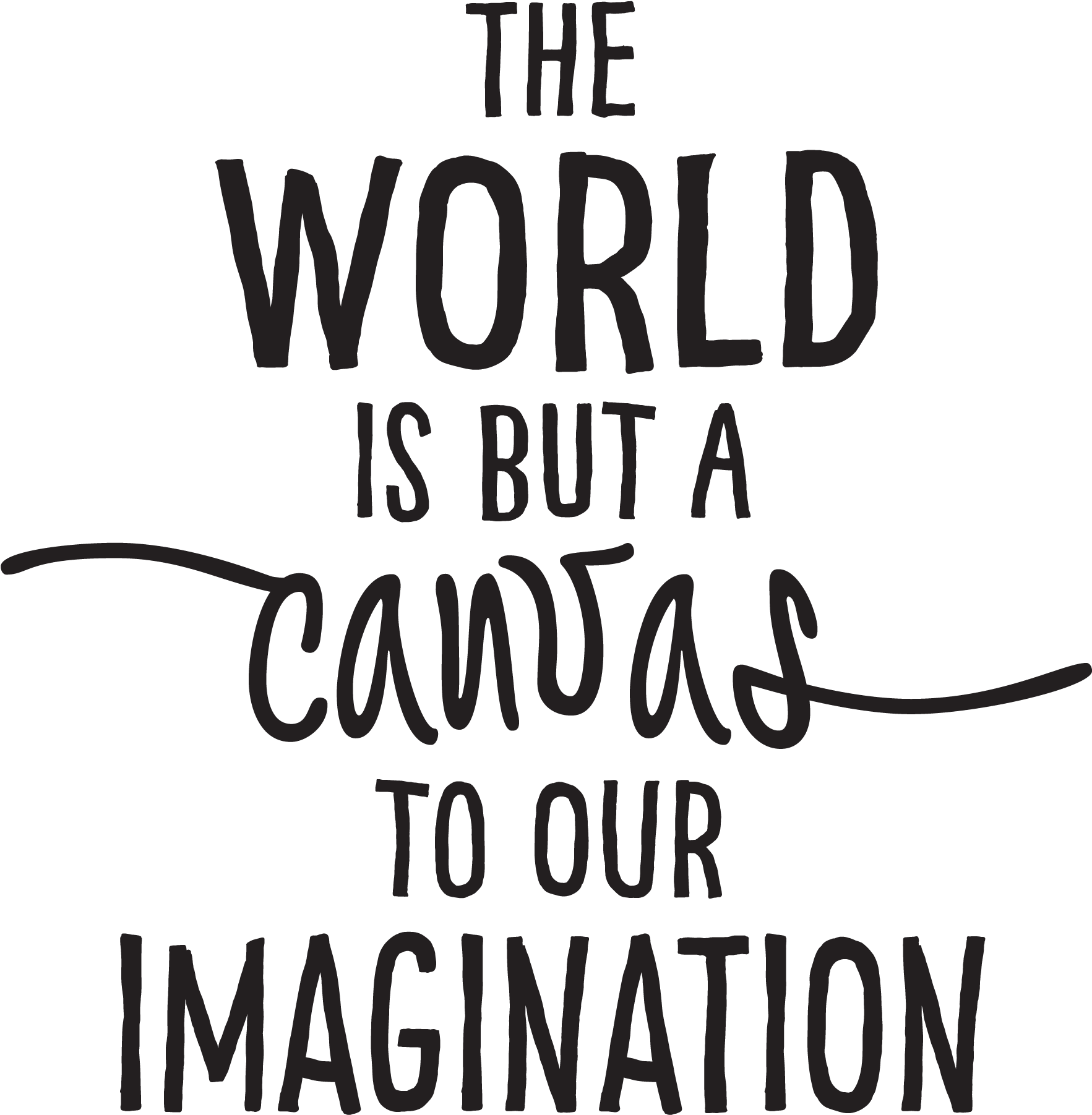 Quote Drawing Imagination Image Black And White Download - Vector Graphics (1875x1875), Png Download