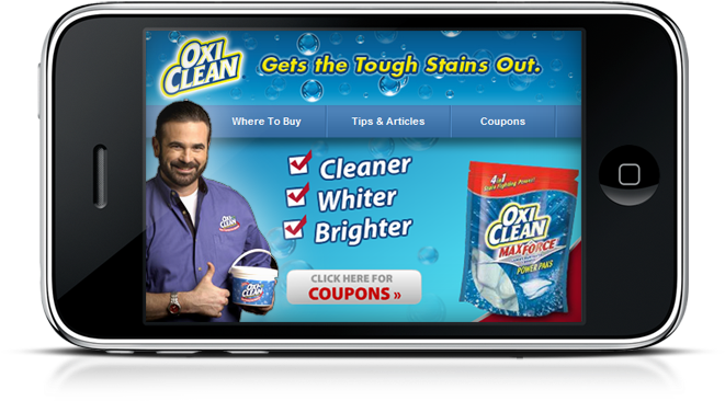 Would We Have An Official Oxiclean® App Had Billy Mays - Oxi Clean Max Force Laundry Stain Fighter (660x375), Png Download