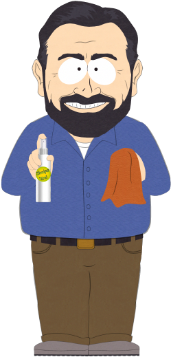 Billy-mays - South Park Billy Mays (268x540), Png Download