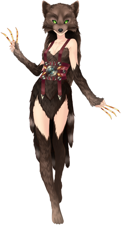 File Size - Eldarya Black Widow (487x905), Png Download