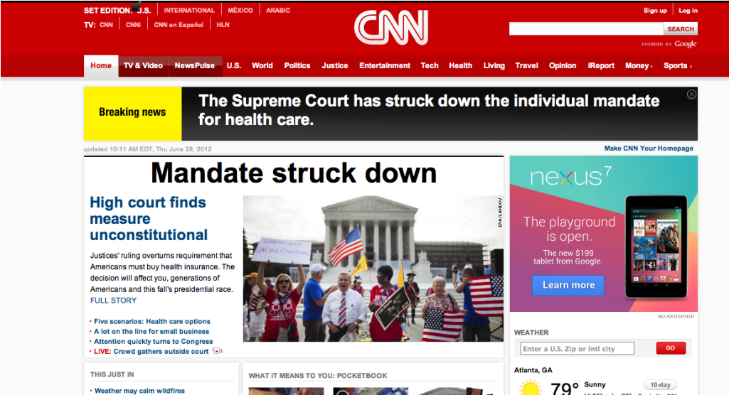 2012 06 28t14 11 00z 2012 06 28t10 - Cnn News Article (1024x1024), Png Download