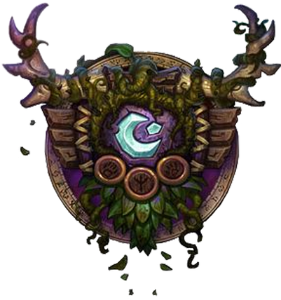 Druid Crest Wow (400x471), Png Download