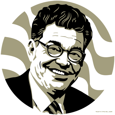 Al Franken - Illustration (400x400), Png Download