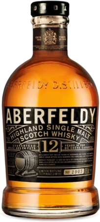Dewar's Blended 12 Year - Aberfeldy 12 (384x480), Png Download