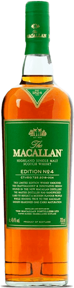 The Macallan Edition No - Macallan Edition No.4 Speyside Single Malt Scotch Whisky (301x600), Png Download