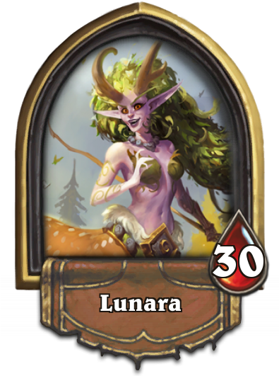 Lunara-1 - Lunara Hearthstone (400x550), Png Download