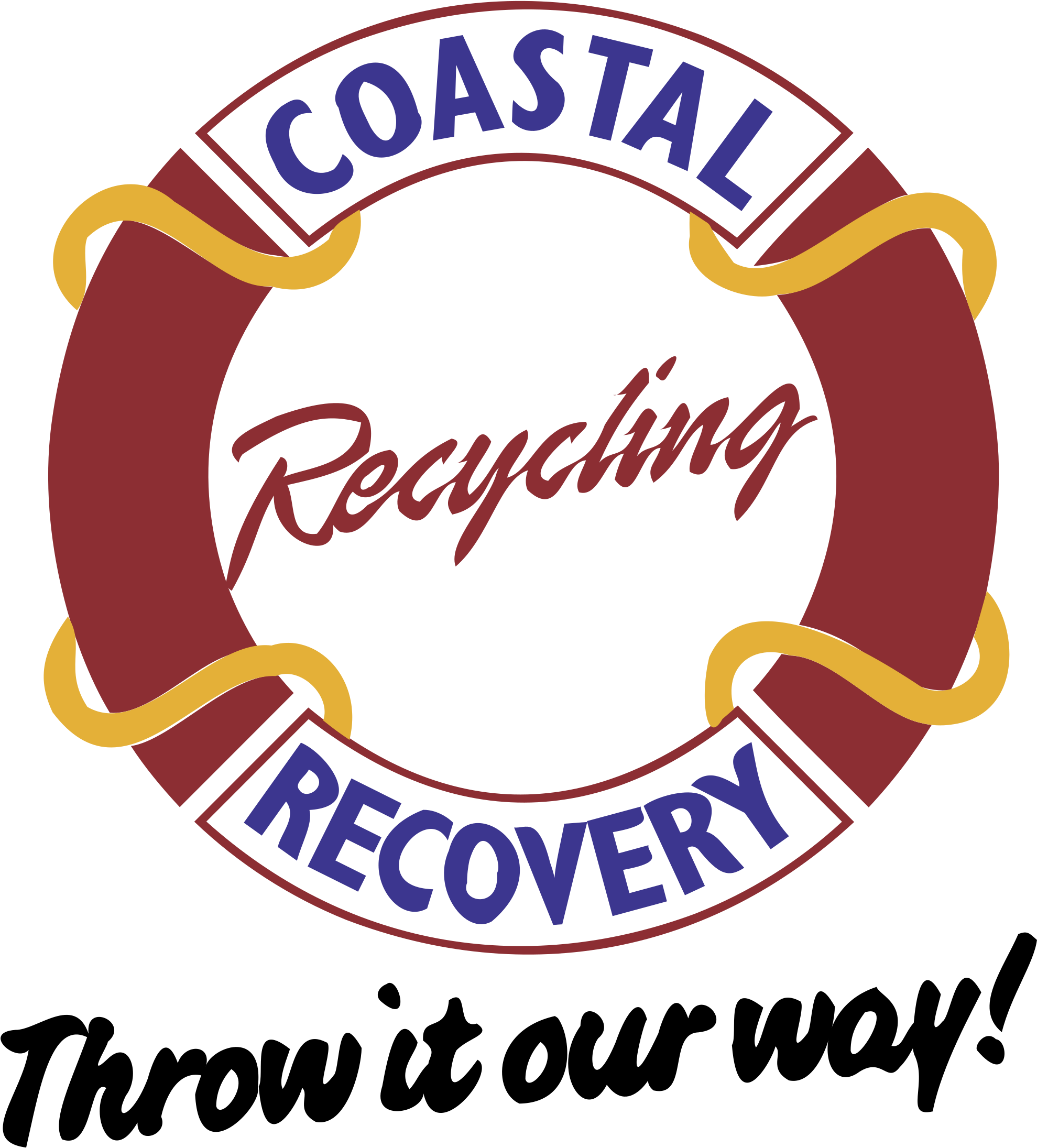 Coastal Recovery Recycling Logo Png Transparent - Recycling (2400x2400), Png Download