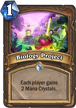 Biology Project Biology Project Golden - Hearthstone Project Cards (286x395), Png Download