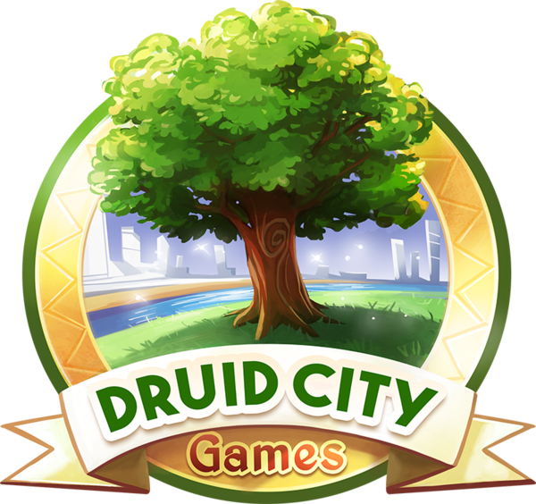Druid City Games (600x564), Png Download