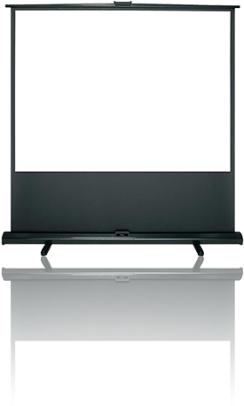 Portable Pull-up Screen - Optoma Dp-3084mwl 84" 4:3 White Projection Screen (500x500), Png Download