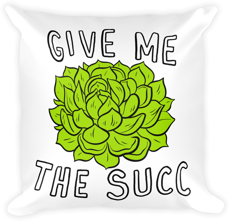 Pillow Succ - Cushion (1000x1000), Png Download