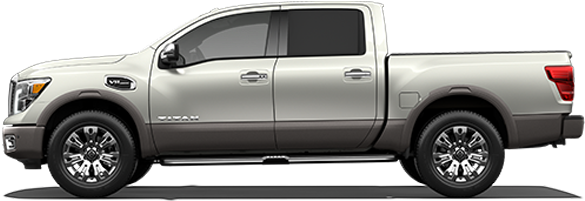 2018 Nissan Titan Crew Cab - 2018 Titan Single Cab (750x350), Png Download