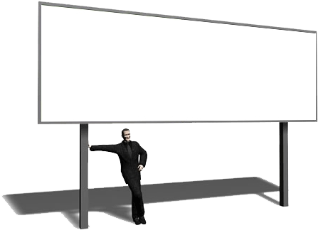 Outdoor Billboard Png Image - Outdoor Billboard Transparent Background (487x334), Png Download