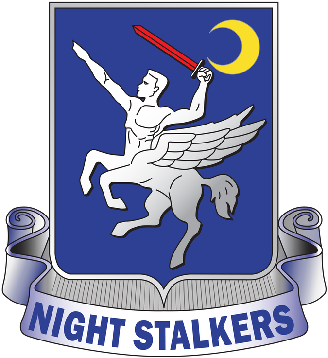 Mike Becomes An Honorary Night Stalker - Army Night Stalkers Logo (704x800), Png Download