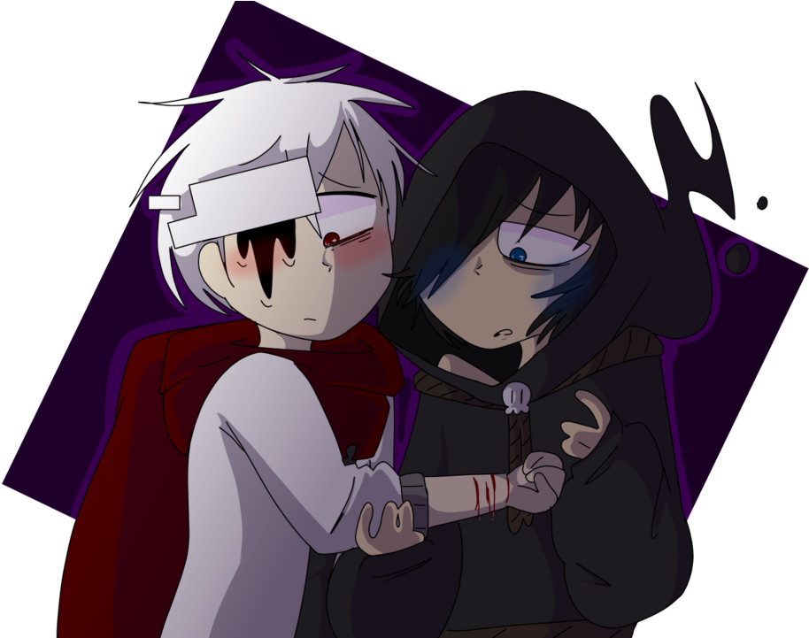Geno And Reaper Sans Human (1280x720), Png Download