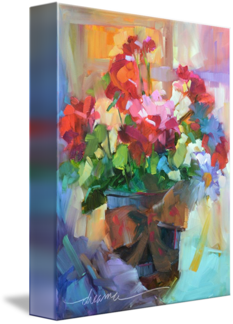 "love Grown Here" By Dreama Tolle Perry - Gallery-wrapped Canvas Art Print 8 X 10 Entitled Love (469x650), Png Download