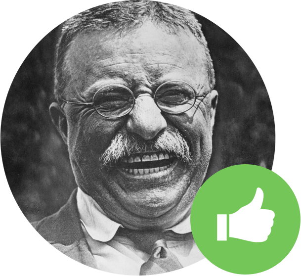 Secretary Zinke Signed A Secretarial Order Outlining - Teddy Roosevelt (609x558), Png Download