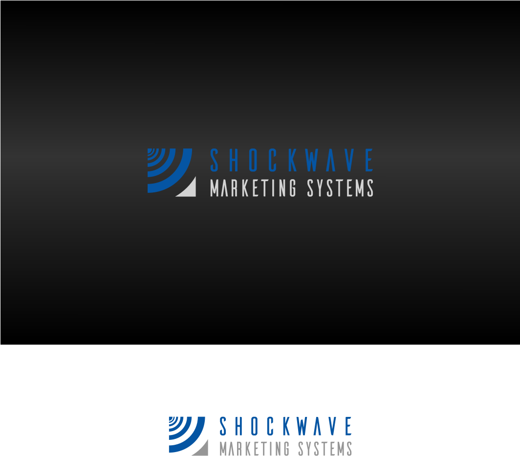 Logo Design By Creativestudiobh For Shockwave Marketing - Design (1063x1063), Png Download