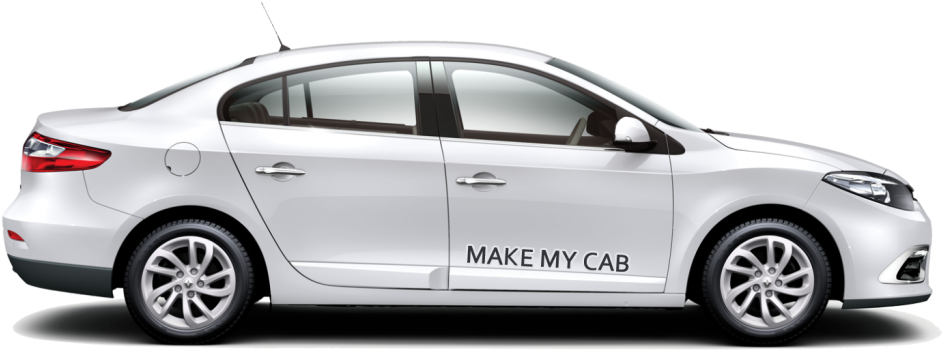 Cab Transparent Image - Renault Fluence 2015 White (1024x575), Png Download