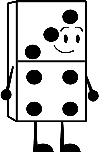 Tyler's Domino - Domino Clipart (414x603), Png Download