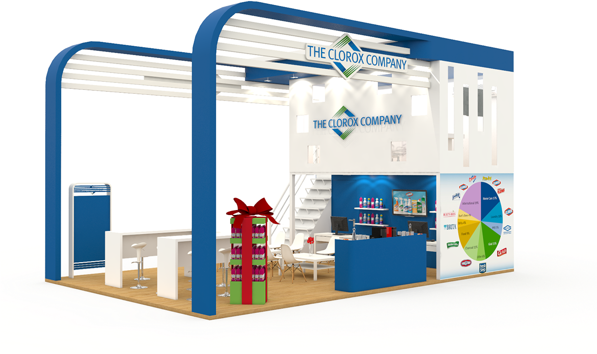 Clorox Company Stand - Interior Design (1200x750), Png Download
