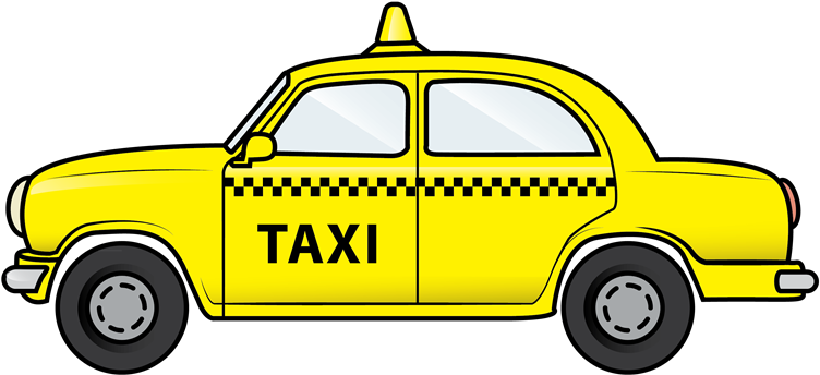 Vector Freeuse Download Taxi Cab Clipart - Taxi Cab (800x404), Png Download