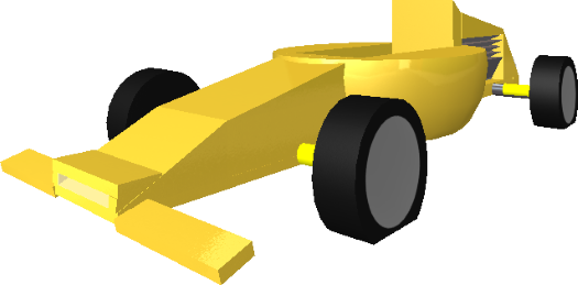 F1 Racer Taxi - Bulldozer (525x259), Png Download