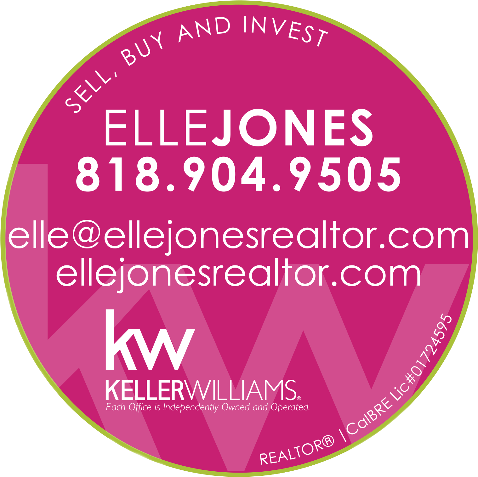 Elle Jones - Keller Williams - Circle (1533x1530), Png Download