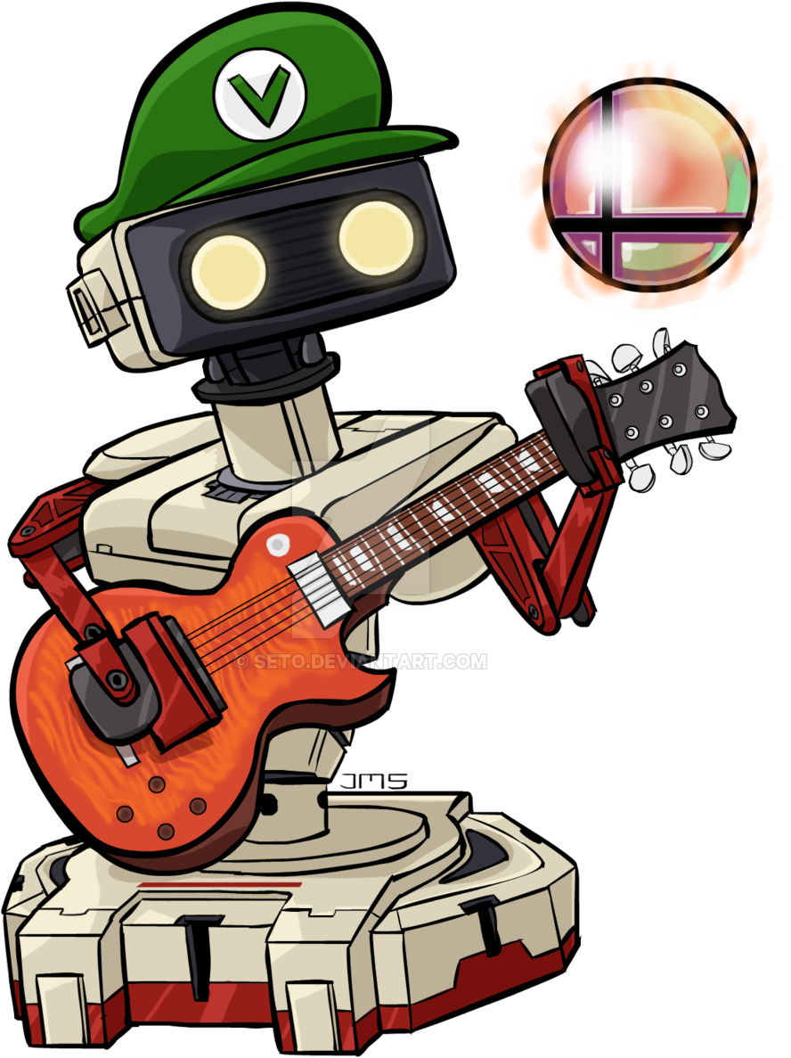 Commissioned Sketch Rob From Smash By Seto-d8w2rc4 - Super Smash Bros Brawl Rob Japan (1024x1325), Png Download