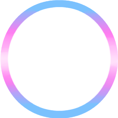 Trans* Flag To Show Pride - Trans Circle (400x400), Png Download