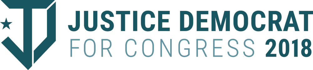 We Are Part Of The National Slate Of Democratic Candidates - Justice Democrats Png (1000x225), Png Download
