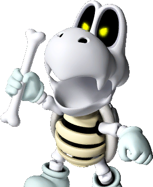 Mp9 Dry Bones Bust - Mario Big Dry Bones (480x480), Png Download