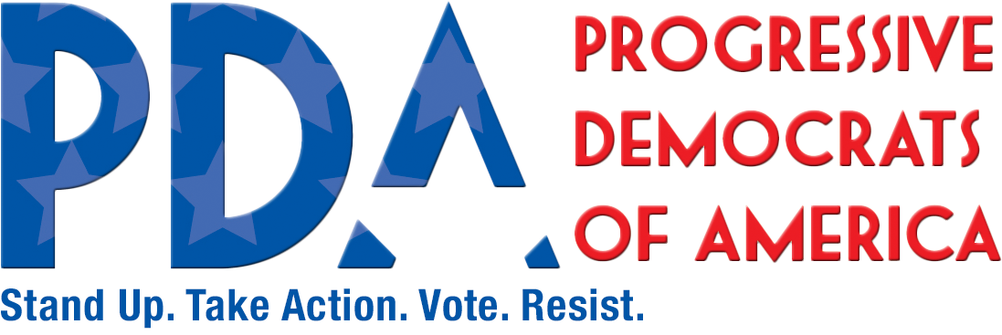 Democrat Transparent America Progressive - Progressive Democrats Of America (1097x367), Png Download