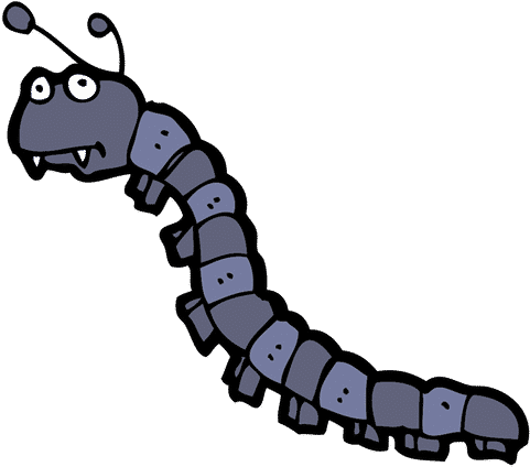 Centipede - Cartoon Millipede (500x500), Png Download