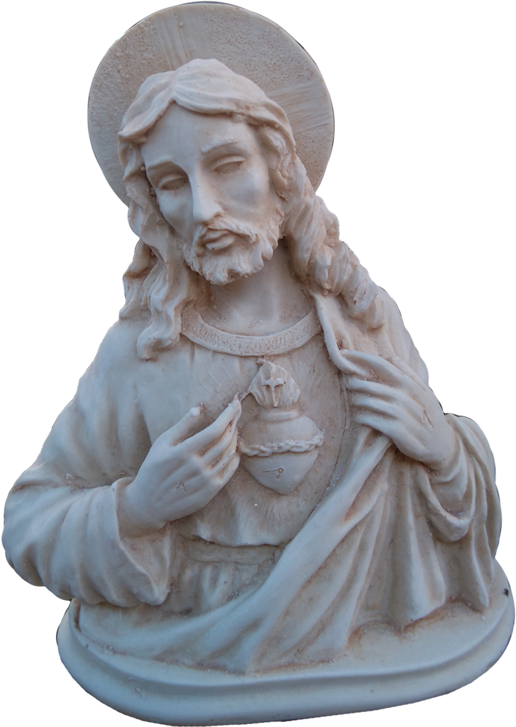 Jesus Bust 14cm - Christianity (1024x1024), Png Download