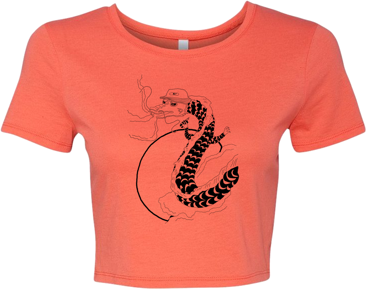Dragon Crop Top - Crop Top (1200x937), Png Download