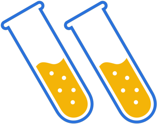 Test Tubes - Portable Network Graphics (1000x563), Png Download