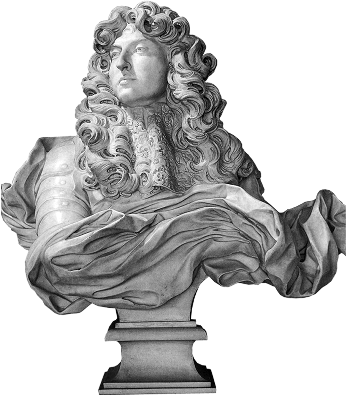 Download - King Louis Xiv Bernini (718x801), Png Download
