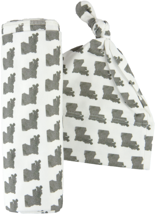 Louisiana Baby Blanket Hat Set - Blanket (683x1024), Png Download