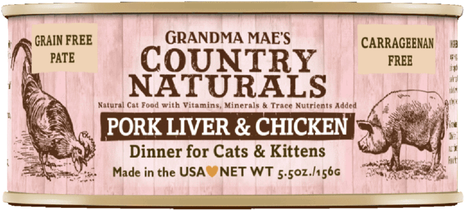Grandma Mae's Country Naturals Grain Free Pork & Chicken - Grandma Mae's Country Naturals Grain-free Pork Liver (799x375), Png Download