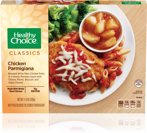 Chicken Parmigiana - Healthy Choice Salisbury Steak, Homestyle - 11.5 Oz (500x500), Png Download