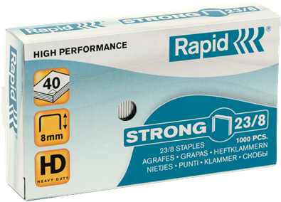 Rapid Strong Staples 23/8 - Rapid Staples 26 6 (440x319), Png Download