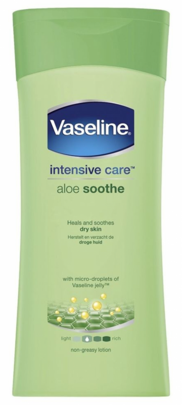 Vaseline Intensive Care Aloe Soothe Body Lotion - Vaseline Body Lotion 400ml (800x800), Png Download