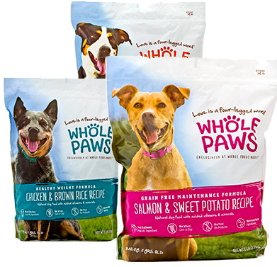 Dry Dog Food - Whole Paws Dog Food (390x390), Png Download