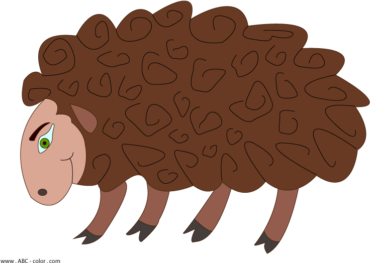Baa Lamb Raster Picture - Cartoon (822x567), Png Download