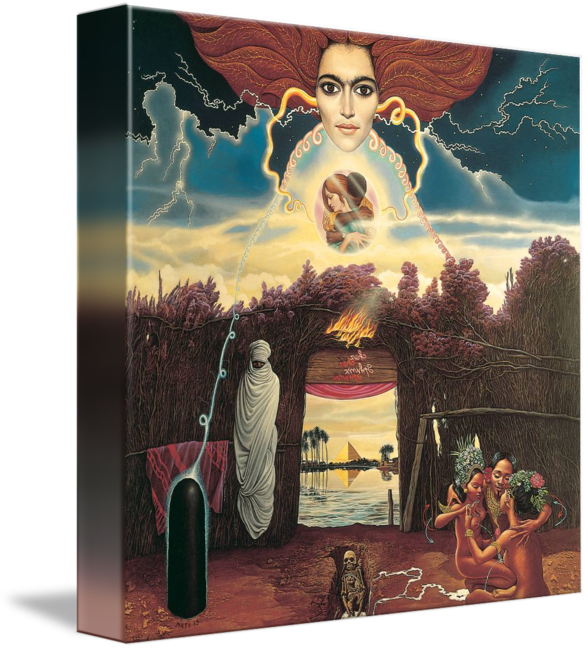 "chez Sphinx " By Mati Klarwein - Rhythmagick; Compact Disc; Primary Artist - Aiyb Dieng (588x650), Png Download