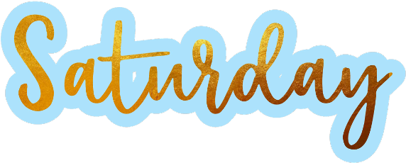 Saturday Word (592x240), Png Download