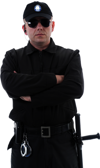 The Company Currently Provides Event Security Guard - Uniforme De Seguridad Negro (344x578), Png Download