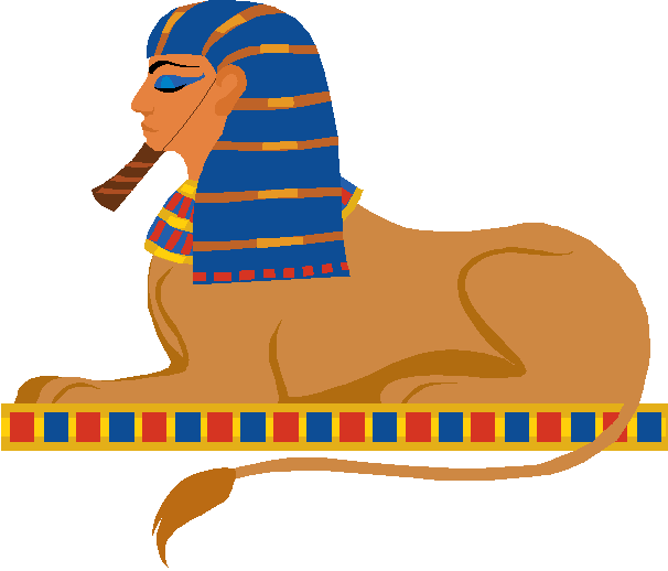 Cartoon Sphinx Clipart Best - Sphynix Cartoon (606x518), Png Download